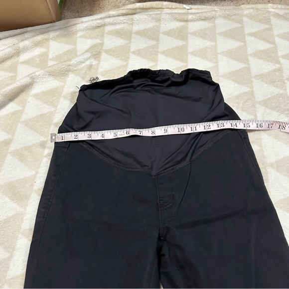 Madewell maternity over the belly skinny jeans lunar wash tencel denim - Picture 4 of 9